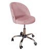 Fotel obrotowy TRIX tkanina welur krzesło biurowe