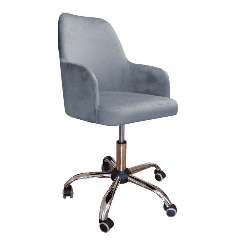 Fotel obrotowy WESTA tkanina Welur krzesło biurowe