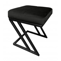 Pufa ZETA LOFT ławka taboret podnóżek metal MG19