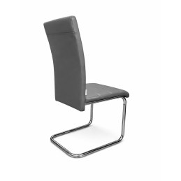 Krzesło Lotus na płozach chromowanych tkanina eco skóra – nowoczesne, wygodne