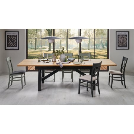 FIESTA stół rozkładany - dąb naturalny 200-280 cm