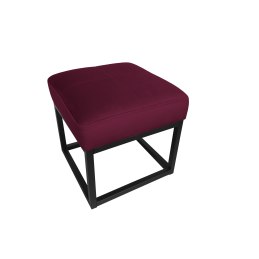 Pufa MAX welur z metalową podstawą