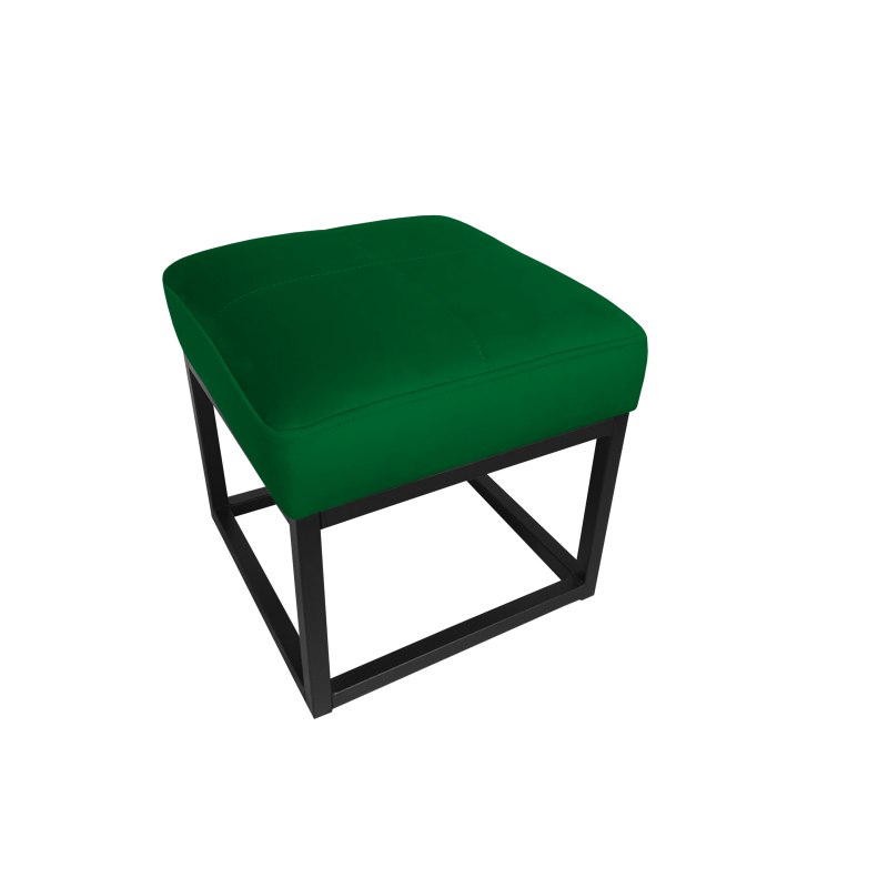 Pufa MAX welur z metalową podstawą