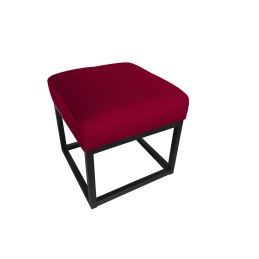 Pufa MAX welur z metalową podstawą