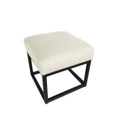 Pufa MAX welur z metalową podstawą