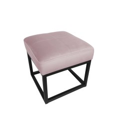 Pufa MAX welur z metalową podstawą