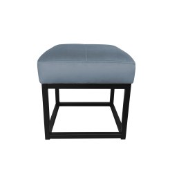 Pufa MAX welur z metalową podstawą