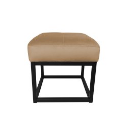 Pufa MAX welur z metalową podstawą