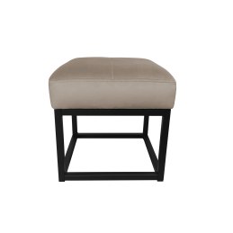 Pufa MAX welur z metalową podstawą