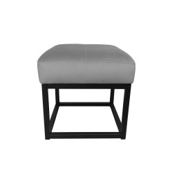 Pufa MAX welur z metalową podstawą