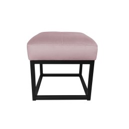 Pufa MAX welur z metalową podstawą