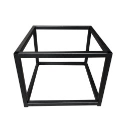 Pufa MAX welur z metalową podstawą