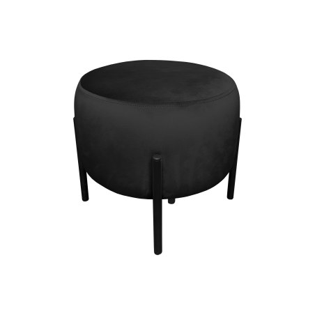 Pufa OLA loft ławka podnóżek metal