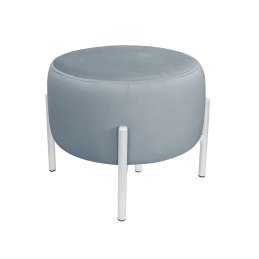 Pufa OLA loft ławka podnóżek metal