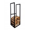 Stojak kosz na drewno kominkowe opałowe 30x35 x105 LOFT