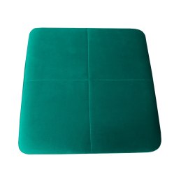 Pufa ZOA tkanina Welur loft ławka podnóżek metal