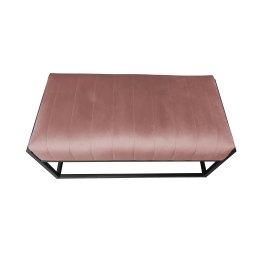 Ławka KAYA tkanina Welur loft ławka metal