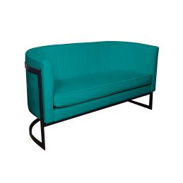 Sofa Glamour tkanina Welur podstawa metalowa