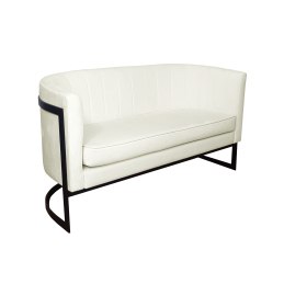 Sofa Glamour tkanina Welur podstawa metalowa