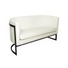 Sofa Glamour tkanina Welur podstawa metalowa