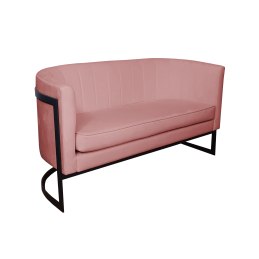 Sofa Glamour tkanina Welur podstawa metalowa