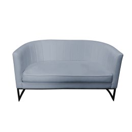 Sofa Glamour tkanina Welur podstawa metalowa
