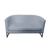 Sofa Glamour tkanina Welur podstawa metalowa