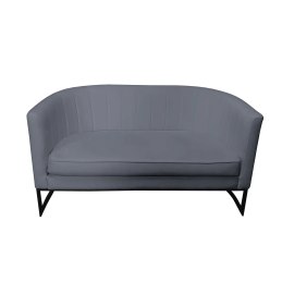 Sofa Glamour tkanina Welur podstawa metalowa