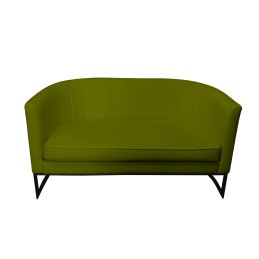 Sofa Glamour tkanina Welur podstawa metalowa