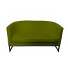 Sofa Glamour tkanina Welur podstawa metalowa