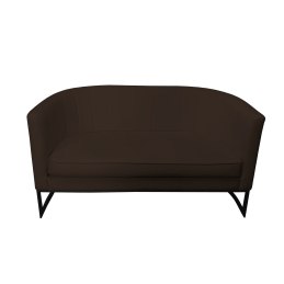 Sofa Glamour tkanina Welur podstawa metalowa