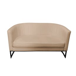 Sofa Glamour tkanina Welur podstawa metalowa