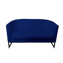Sofa Glamour tkanina Welur podstawa metalowa