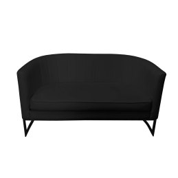 Sofa Glamour tkanina Welur podstawa metalowa