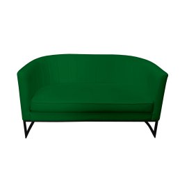 Sofa Glamour tkanina Welur podstawa metalowa