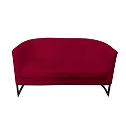 Sofa Glamour tkanina Welur podstawa metalowa