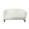 Sofa Glamour tkanina Welur podstawa metalowa