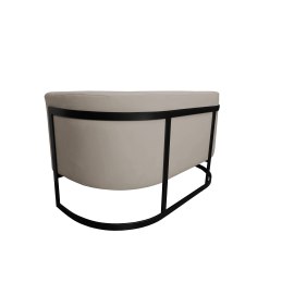 Sofa Glamour tkanina Welur podstawa metalowa