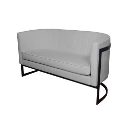 Sofa Glamour tkanina Welur podstawa metalowa