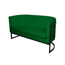 Sofa Glamour tkanina Welur podstawa metalowa