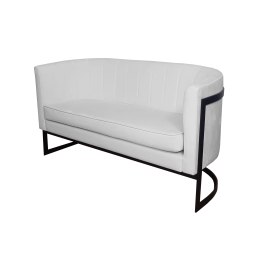Sofa Glamour tkanina Welur podstawa metalowa