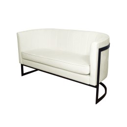 Sofa Glamour tkanina Welur podstawa metalowa