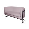 Sofa Glamour tkanina Welur podstawa metalowa