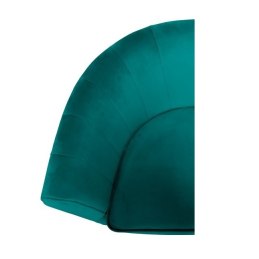 Sofa Glamour tkanina Welur podstawa metalowa