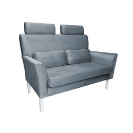 Sofa DENVER tkanina Welur noga drewniana