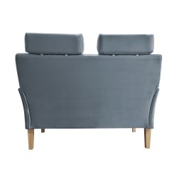 Sofa DENVER tkanina Welur noga drewniana