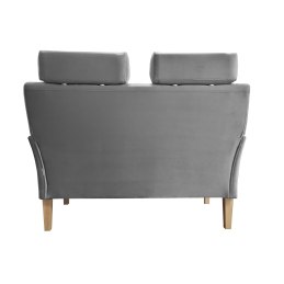 Sofa DENVER tkanina Welur noga drewniana