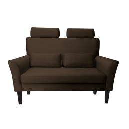 Sofa DENVER tkanina Welur noga drewniana