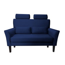 Sofa DENVER tkanina Welur noga drewniana