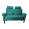Sofa DENVER tkanina Welur noga drewniana
